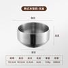 Tigela coreana de aço inoxidável 304 dourada de camada dupla para uso doméstico com tampa, isolamento térmico, anti-escaldante, Coreia do Sul, culinária, churrasco, tigela de arroz