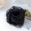 Nuevo pañuelo pequeño de gasa de color liso 60*60cm, versátil para actuaciones escénicas infantiles, pañuelo de gasa de colores para niñas