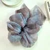 Pinza de Plátano de Malla Esponjosa~Vibras Perezosas Estilo Hong Kong 2026 Nuevo Pinza de Moda para el Cabello Accesorio de Moda para el Cabello