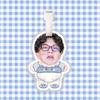 Cultivemos diez diligentes etiquetas de equipaje Wang yi heng, colgante de cadena para mochila escolar, colgante colgante debería estar alrededor del sonido de ayuda al sacudir
