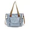 Bolso de mano de pana de lunares moderno y versátil 2026 nuevo estilo coreano casual de invierno bolso cruzado para mamá
