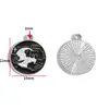 Accesorios para Joyería de Aleación con Goteo de Aceite DIY Colgantes de Mariposa Oscura Murciélago Pendientes Pendientes Pulsera Colgante W508