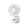 Novo ventilador de clipe transfronteiriço mini de alta potência para desktop com clipe de fixação, uso duplo, logotipo da embalagem, presente