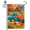 Venda Quente na Amazon Nova Bandeira de Jardim de Outono Ação de Graças Halloween Folha de Bordo Abóbora Festival Bandeira Fabricantes