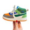 Zapatos Deportivos Impermeables de Cuero para Niños Pato Amarillo, Caña Media-Alta, Nuevos 2025, Zapatos Casuales de Pato Mandarín para Niños de Otoño