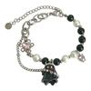 Pulsera de Amor de Perlas con Costuras Fantasma en Blanco y Negro para Mujer, Diseño Nicho Ins, Hip-hop, Dulce, Genial, Chica Picante, Lujo Ligero, Joyería de Mano