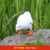 Animais Decorativos para Pátio de Jardim Pombos Brancos Enfeites Props Criativos para Casa Pássaros de Resina Artesanato de Modelo para Casa