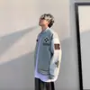 Chaqueta de béisbol retro americana bordada con letras para hombre y mujer, nueva chaqueta casual versátil holgada de primavera y otoño