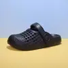Pantuflas Baotou para Mujer Calzado Tejido Hueco para Exteriores Suela Suave Versátil Zapatos tipo Birkenstock Sandalias de Playa Slip-on