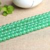 Ventas Directas de Fábrica Cuentas Redondas de Aventurina Verde Natural Cuentas Sueltas Pulsera Pulsera Semiterminada Cuentas Hechas a Mano DIY