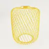 Carcasa de lámpara de viento industrial con patrón de espiral de alambre de hierro, iluminación esférica, ovalada, cilíndrica, con botón simple, fabricada directamente de fábrica