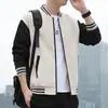 Comercio Exterior Transfronterizo Chaqueta Juvenil para Hombre Chaqueta Casual de Cuello Alto para Hombre Primavera y Otoño Delgada Traje de Béisbol Venta al por Mayor