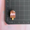 Mini Paletas de Chocolate Helado Arcoíris Accesorios de Resina Pinzas para el Cabello Lindas Cadenas para Teléfono Colgantes Accesorios
