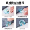 Pantalones Demasiado Largos, Acórtalos con Herramienta Mágica, Hebilla para Dobladillo, Herramienta Anti-Arrastre, Pinza Fijadora para Acortar Dobladillo de Pantalones