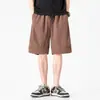 Shorts de Carga de Secado Rápido para Hombre Tendencia de Verano Casual Moderno Diseño Versátil Marca de Moda Pantalones de Cinco Puntos Americanos Sueltos