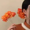 Nuevo Estilo Super Hada Flor Pinza para el Cabello Pinza Lateral Pasador Uso Diario Pinza de Garra de Flor de Tul Accesorio para el Cabello de Alta Gama para la Parte Posterior de la Cabeza