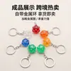 Acrílico 20 Caras Color Sólido Transparente Colorido Colgante Tamiz Digital DIY Joyería Hecha a Mano Accesorios de Colgante Material