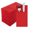 Caja Completa Personalizada de Servilletas de Colores Libres de Polvo, Juegos de Cuchillo y Tenedor, Juegos de Cuchillo y Tenedor Desechables de Bolsillo, Servilletas Libres de Polvo para Restaurantes Occidentales