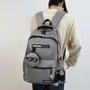 Mochila Escolar Feminina Ins Grande Capacidade Bolsa Casual Aluno do Ensino Médio Aluno Universitário Mochila Versátil 2023 Nova Bolsa para Aulas de Reforço