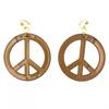 Traje hippie de venta caliente transfronteriza, gafas de carnaval y pendientes con dijes de paz, collar, tocado, accesorios, fabricante de productos.