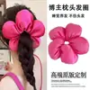 Exquisito pasador de pelo de alta gama estilo ballet, hermoso con lunares, cintura estrecha, capas de encaje, diadema voluminosa, estilo coreano