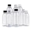 Garrafa Plástica Transparente de 500ml Garrafa Vazia de Água Mineral Garrafa Descartável para Vinho Garrafa de Óleo Garrafa para Amostra Recarregável Embalagem de 0,5kg