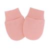 Suministros para Bebés de Primavera y Otoño Guantes Anti-Rayones Faciales para Bebés Manoplas para Manos de Bebés Algodón Spandex Color Sólido Guantes para Recién Nacidos