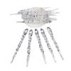 Adornos navideños transparentes, barra de hielo navideña, colgante de simulación de acrílico, cono de hielo, árbol, colgante, decoración colgante