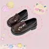 Sapatos Jk de Couro Versáteis Estilo Academia Britânica para Mulheres 2025 Inverno Novo Sapatos Mary Jane de Salto Grosso com Solado Grosso Atacado