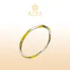 Pulsera Abierta Retorcida Fushi de Plata Pura 999.9, Pulsera de Plata Simple y Versátil Estilo Antiguo, Regalo para Novia o Mejor Amiga
