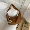 Bolsa de Axila Casual de Grande Capacidade Transfronteiriça para Mulheres 2026 Nova Bolsa de Bolinho de Inverno Alça Larga Simples Bolsa de Ombro Único Transversal
