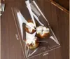 Sacos para Embalagem de Bagel, Sacos Plásticos Transparentes Planos para Pão, Torrada, Dorayaki, Assar Pão, Tartelete de Ovo Único, Autosselantes