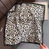 Moda Versátil Decorativa Primavera 2026 Pañuelo para la Cabeza Estampado de Leopardo Pañuelo Cuadrado Pequeño Pañuelo para el Cuello Lazo para la Cintura para Mujer