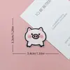 Parches de Tela Suaves y Lindos Bordados de Cerdito, Parches Termoadhesivos Sin Coser, Pegatinas Hechas a Mano Autoadhesivas para Diarios, Bolsos y Fundas de Teléfono