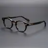 Armação de Óculos Lisa Fashion Retrô Profissional de Aro Completo Estilo Igual ao do Designer Sm56006 com Lentes de Alta Qualidade