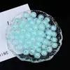 Macaron Acrílico Transparente Contas Redondas Material Interno Contas DIY Feito à Mão Corrente para Celular Pulseira Colar Joias com Contas Acessórios