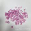 Ágata natural rosa plano sin agujero superficie de anillo superficie de anillo ovalada estilo antiguo parche incrustado anillo colgante DIY aretes