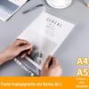 Atacado A4 Espessado Transparente Impermeável Pasta em L Multicor A5 Pasta para Armazenamento de Contrato de Página Única Relatório Informação Currículo