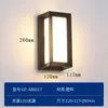 Lámpara de Pared para Exteriores, LED Impermeable para Uso en Exteriores, Adecuada para Entradas, Balcones, Terrazas, Villas de Estilo Chino, Iluminación Sencilla para Paredes Exteriores de Patios