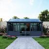 Habitación Solar de Aluminio y Vidrio Personalizada para Jardín y Camping Habitación Solar Blanca con Parasol Hogar Inteligente Eléctrico