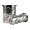 Cartucho de Filtro de Acero Inoxidable Personalizado Elemento de Filtro de Agua de Acero Inoxidable 304 Esqueleto Perforado Cesta de Filtro Elemento de Filtro