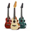 Ukulele atacado 23 polegadas mogno pequeno quatro cordas ângulo cortado ukulele pequena guitarra iniciante pequena guitarra
