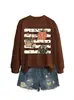 Amazon eBay sitio independiente moda casual mujer tres flor de calabaza estrella otoño e invierno nuevo sudadera comercio exterior