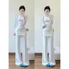 Jaqueta curta azul-marinho estilo Chanel para mulheres, novo modelo outono 2026, top intelectual e sofisticado, conjunto de estilo elegante