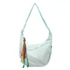 Bolsa de Lona Informal Sencilla Tipo Bollo para Mujer, Bolso de Hombro Cruzado Ligero y Versátil, Bolsa Grande de Capacidad para el Trabajo, Nuevo Modelo 2026