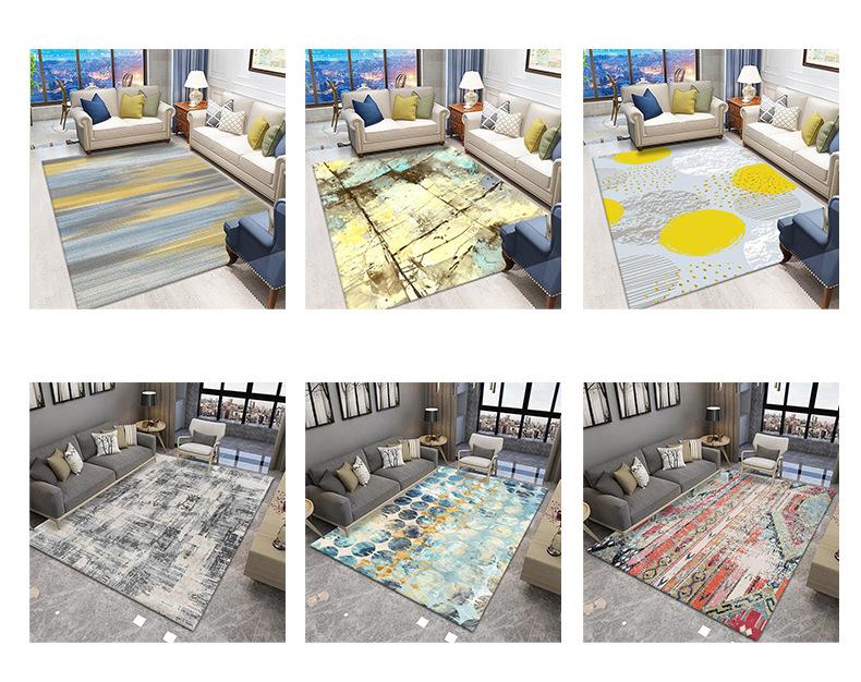 北欧地毯,地毯 清新,水晶绒地毯,地毯地垫,客厅卧室床边毯,酒店民宿地垫,门垫地毯