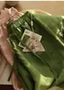 Ar Condicionado Portátil~Calça de Linho Tencel Fina Respirável Solta Casual Reta Nove Pontos Perna Larga Calça de Vovó Feminina Verão