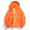 Ropa de Protección Solar de Montaña Verano Ropa Ligera con Capucha para Pareja Outdoor Viajes Deportes Ocio Chaqueta Anti Rayos UV