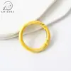 Anel Mabe colorido 33mm com revestimento UV argola mola chaveiro acessório DIY material de decoração fivela de conexão para bolsa