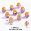 Acessórios de Ametista Natural Banhados a Ouro 24K Pulseira DIY Pingente de Cabaça Pulseira com Contas Pequenos Acessórios de Gota